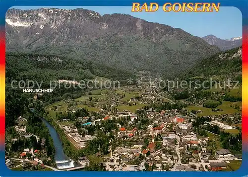 AK / Ansichtskarte Bad_Goisern_Salzkammergut Fliegeraufnahme mit Hanuschhof Bad_Goisern_Salzkammergut