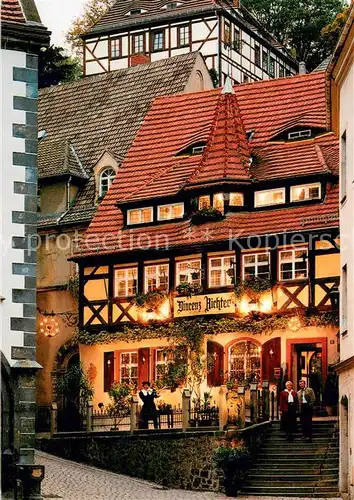 AK / Ansichtskarte Meissen_Elbe_Sachsen Romantikrestaurant Vincenz Richter Meissen_Elbe_Sachsen