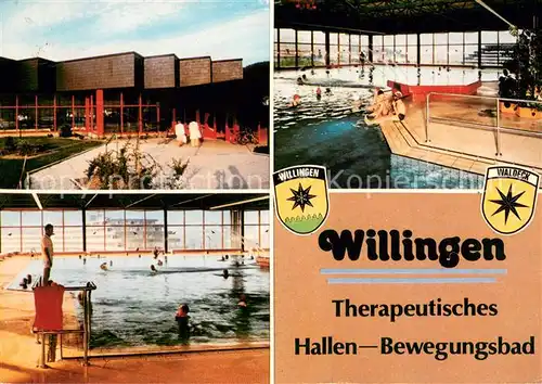 AK / Ansichtskarte Willingen_Sauerland Therapeutisches Hallen Bewegungsbad Heilklimatischer Kurort im Naturpark Diemelsee Willingen_Sauerland