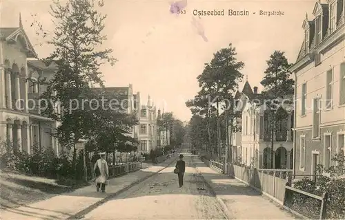 AK / Ansichtskarte Bansin_Ostseebad Bergstrasse Bansin_Ostseebad