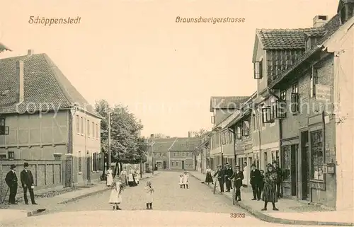 AK / Ansichtskarte Schoeppenstedt Braunschweigerstrasse Schoeppenstedt