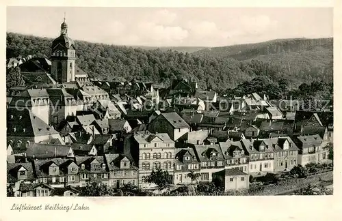 AK / Ansichtskarte Weilburg Ortsansicht Luftkurort mit Kirche Weilburg