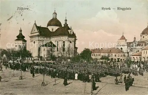 AK / Ansichtskarte Zolkiew Rynek Zolkiew