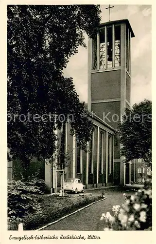 AK / Ansichtskarte Witten_Ruhr Evangelisch lutherische Kreuzkirche Witten Ruhr