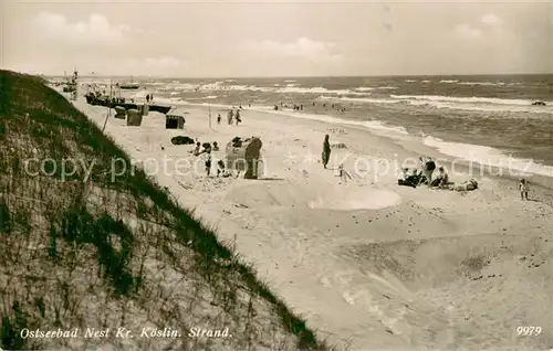 AK / Ansichtskarte Nest_Koeslin_Ostseebad Strand Nest_Koeslin_Ostseebad