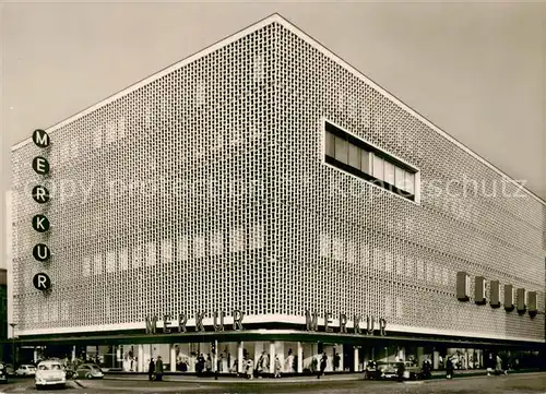 AK / Ansichtskarte Duisburg_Ruhr Merkur Warenhaus Aussenansicht Duisburg Ruhr