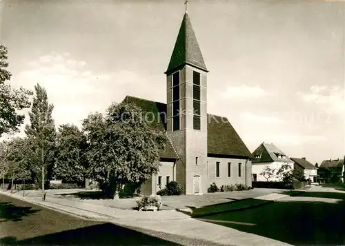 AK / Ansichtskarte Borghorst_Westfalen Evgl. Kirche Aussenansicht Borghorst_Westfalen