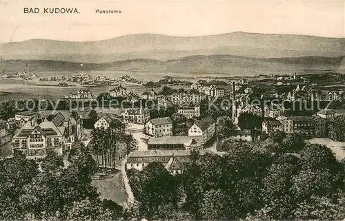 AK / Ansichtskarte Bad_Kudowa_Kudowa Zdroj_Niederschlesien Panorama 