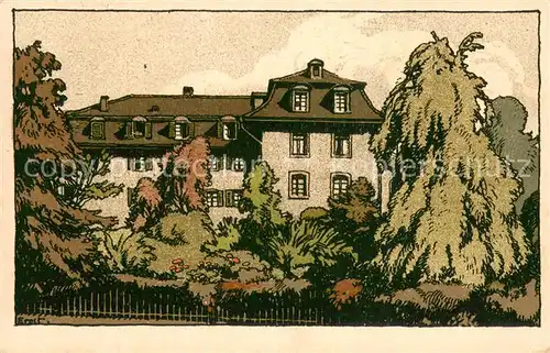 AK / Ansichtskarte Schoenenwerd_SO Villa Illustration 