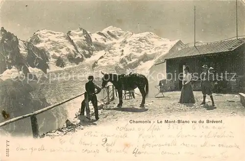 AK / Ansichtskarte Chamonix Le Mont Blanc vu du Brevent Chamonix