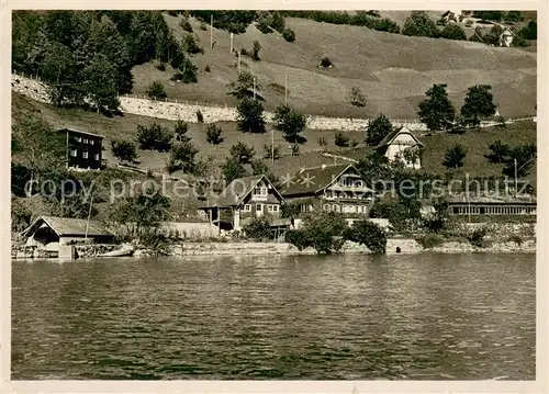 AK / Ansichtskarte Gersau_Vierwaldstaettersee Jugendferienheim und JH Rotschuo Gersau_Vierwaldstaettersee