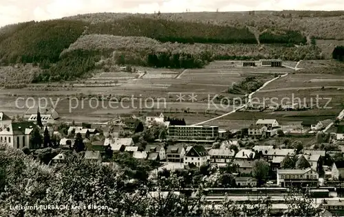 AK / Ansichtskarte Burbach_Siegerland Jugendherberge und Bahnhof Burbach_Siegerland