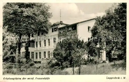 AK / Ansichtskarte Laggenbeck Erholungsheim d. westf. Frauenhilfe Laggenbeck