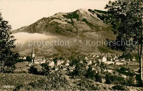 AK / Ansichtskarte Goldau_SZ Ortsansicht mit Kirche Alpen Goldau_SZ