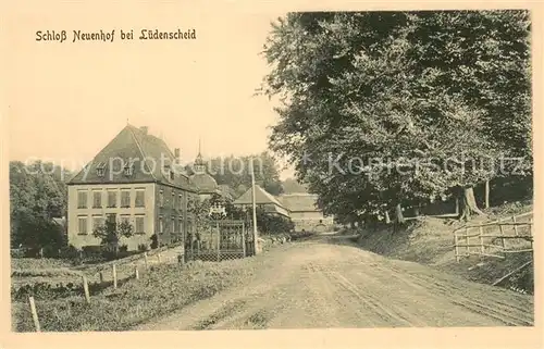 AK / Ansichtskarte Luedenscheid Schloss Neuenhof  Luedenscheid