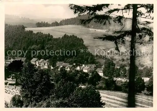 AK / Ansichtskarte Schoenau_vor_dem_Walde Panorama Erholungsort im Thueringer Wald Schoenau_vor_dem_Walde