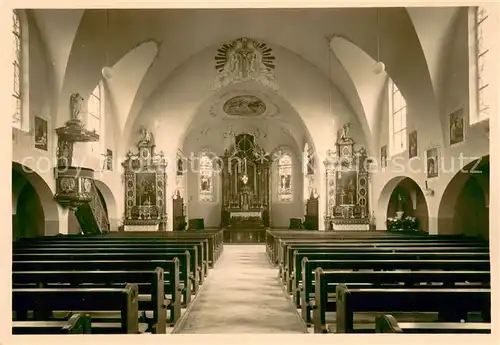 AK / Ansichtskarte Zuzwil_SG Inneres der Kirche Zuzwil_SG