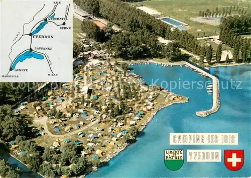 AK / Ansichtskarte Yverdon les Bains_VD Camping des Iris 