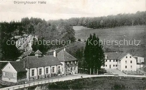 AK / Ansichtskarte Brueninghausen_Luedenscheid Restaurant Brueninghauser Halle 