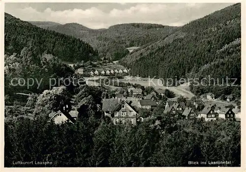 AK / Ansichtskarte Laasphe Blick ins Laasphetal Laasphe