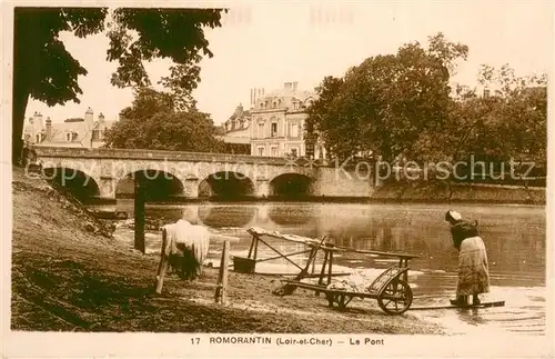 AK / Ansichtskarte Romorantin Lanthenay Le Pont Romorantin Lanthenay