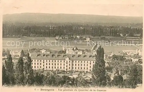 AK / Ansichtskarte Bourgoin Jallieu Vue generale du Quartier de la Caserne Bourgoin Jallieu