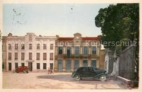 AK / Ansichtskarte Marmande Place Clemenceau et Caisse d Epargne Marmande