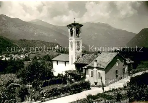 AK / Ansichtskarte Lugano_TI Motiv mit Kirche Alpen Lugano_TI