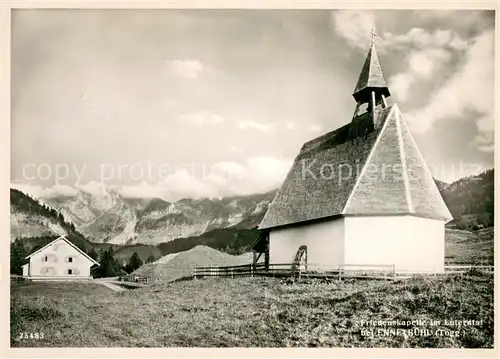 AK / Ansichtskarte Ennetbuehl_SG Friedenskapelle im Luterntal 