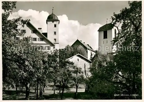 AK / Ansichtskarte Glion Kirche Glion