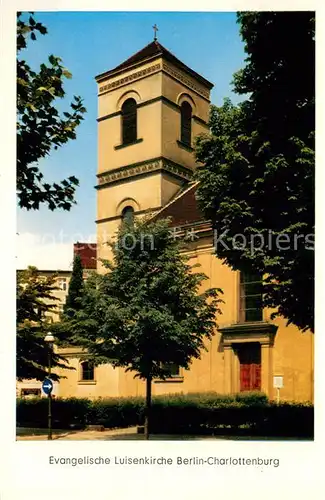 AK / Ansichtskarte Charlottenburg Evangelische Luisenkirche Aussenansicht Charlottenburg