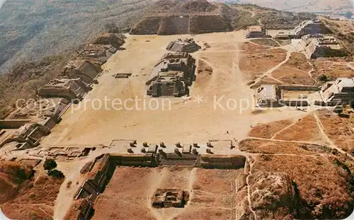 AK / Ansichtskarte Oaxaca_Mexico Air view the Monte Alban Archaeological Zone 