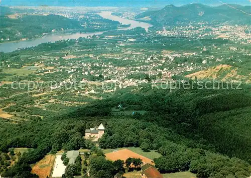 AK / Ansichtskarte Unkel_Rhein Hohenunkel am Rhein Schullandheim der Stadt Muelheim an der Ruhr Fliegeraufnahme Unkel Rhein