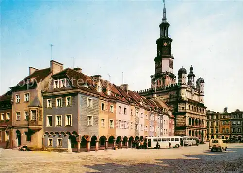 AK / Ansichtskarte Poznan_Posen Fragment Starego Rynku Poznan Posen