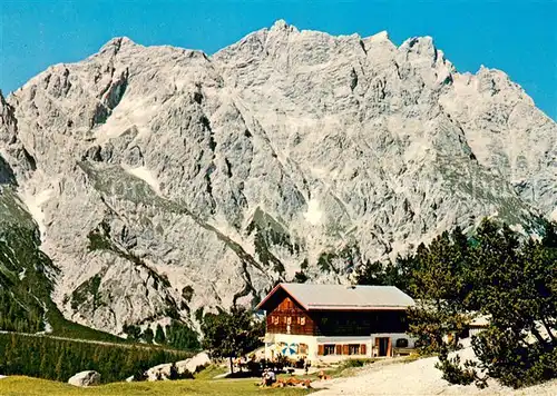 AK / Ansichtskarte Wimbachgriess_Huette_1327m_Hochkalter Panorama 