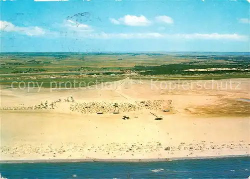 AK / Ansichtskarte St_Peter Ording Ordinger Strand Fliegeraufnahme St_Peter Ording