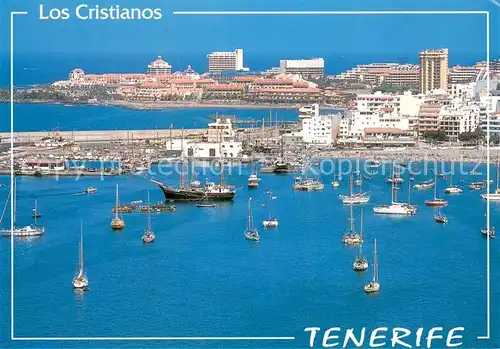 AK / Ansichtskarte Los_Cristianos Vista aerea al fondo Playa las Americas Los_Cristianos