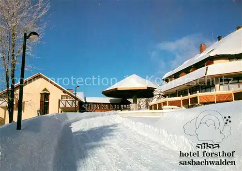 AK / Ansichtskarte Sasbachwalden Atlas Hotel Forsthof Sasbachwalden