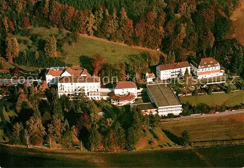 AK / Ansichtskarte Biberach_Riss Kneipp Sanatorium Jordanbad Fliegeraufnahme Biberach Riss