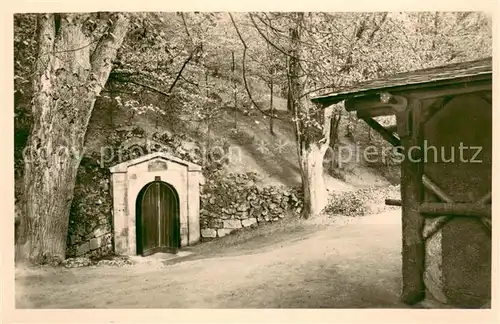 AK / Ansichtskarte Bad_Liebenstein Eingang zur Altensteiner Hoehle Bad_Liebenstein