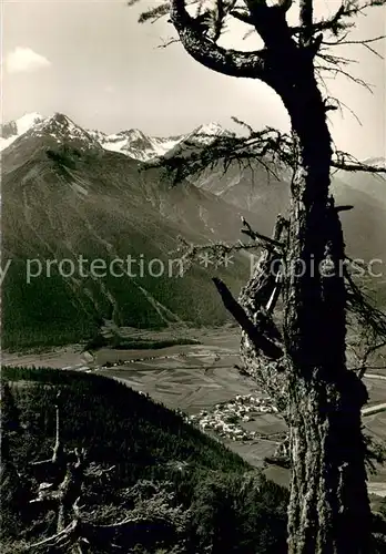 AK / Ansichtskarte Zernez_GR Panorama Blick ins Tal gegen den Nationalpark Zernez_GR