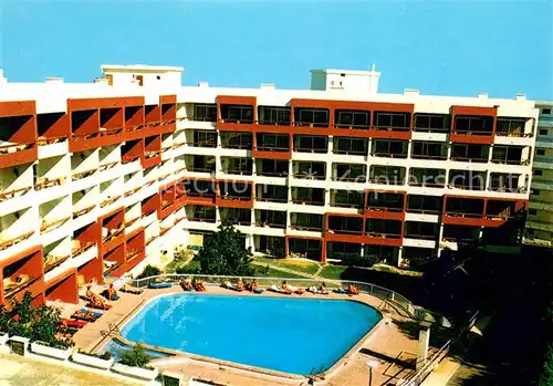 AK / Ansichtskarte Playa_del_Ingles Apartamentos Amazonas Piscina Playa_del_Ingles