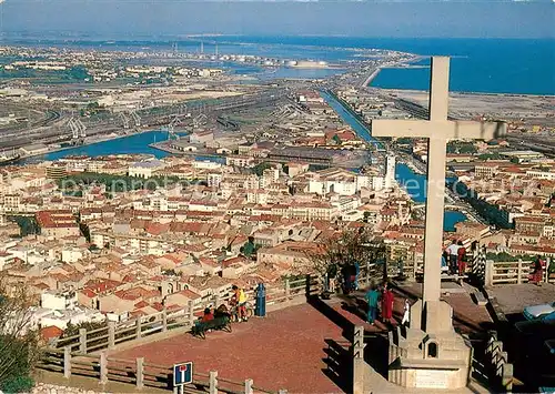 AK / Ansichtskarte Sete_Cette Vue aerienne du Mont Saint Clair 