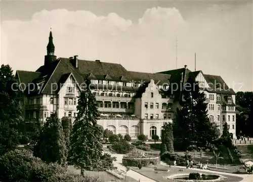 AK / Ansichtskarte Kudowa Zdroj_Bad_Kudowa_Niederschlesien Sanatorium Polonia 