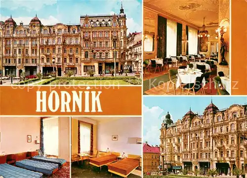 AK / Ansichtskarte Marianske_Lazne Zotavovna ROH Hornik Gastraum Zimmer Marianske_Lazne