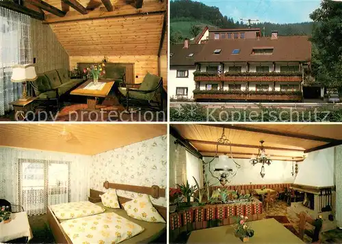 AK / Ansichtskarte Bad_Rippoldsau Schapbach Pension Gragert Gastraeume Zimmer Bad_Rippoldsau Schapbach