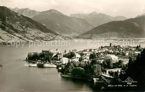 AK / Ansichtskarte Zell_See mit den Hohen Tauern Zell_See