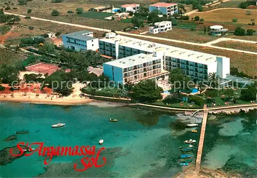 AK / Ansichtskarte Santa_Eulalia_del_Rio Hotel S Argamassa vista aerea Santa_Eulalia_del_Rio