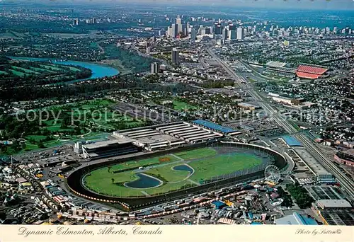 AK / Ansichtskarte Edmonton_Alberta Dynamic Edmonton Stadium aerial view Edmonton Alberta