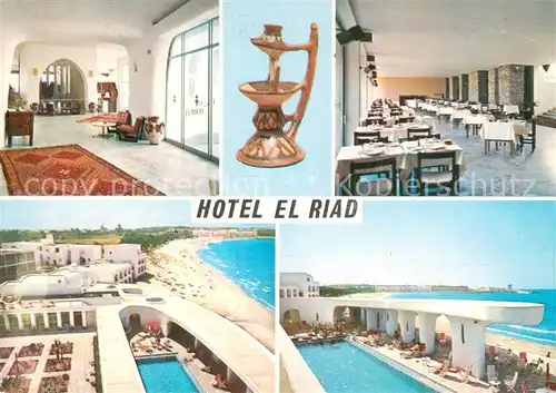 AK / Ansichtskarte Sidi_Ferruch El Riad Hotel Restaurant Swimming Pool Strand Sidi Ferruch